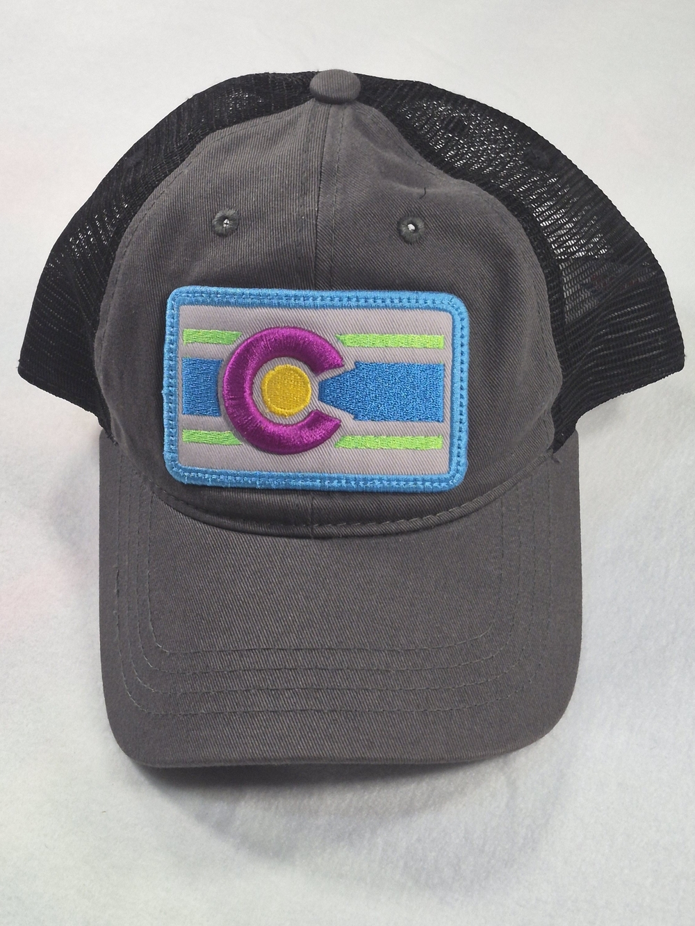 Colorado Limited Embroidered State Flag Patch Trucker Snapback Hat